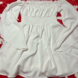 SHEIN White Off-Shoulder Dress